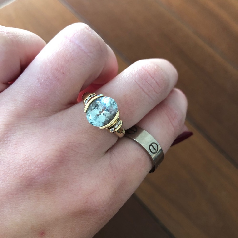 Aquamarine Ring
